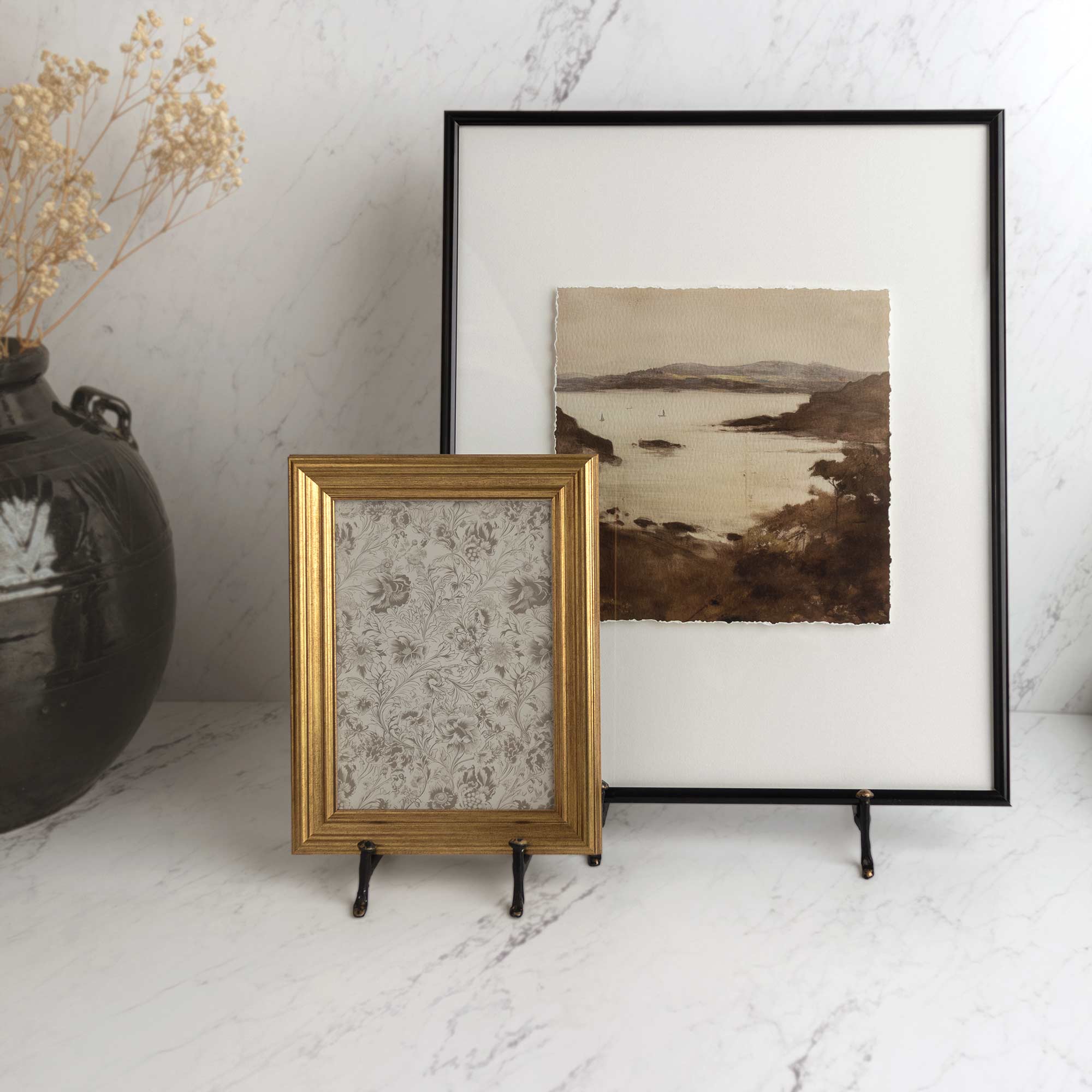 Sibylle Antique Picture Stand - Small