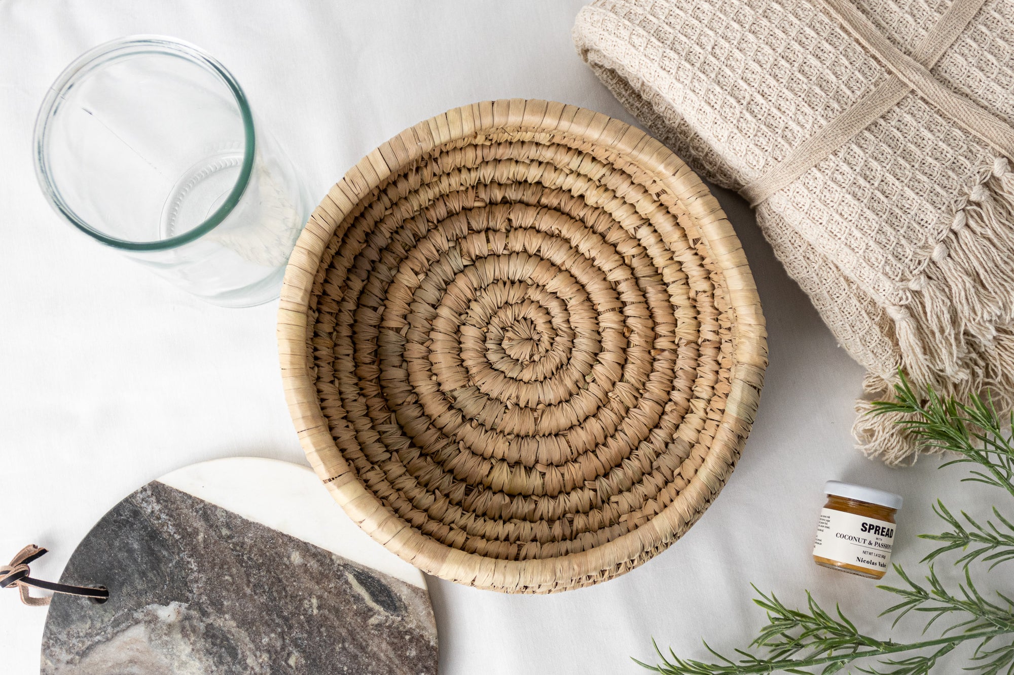 Oliver Grass and Date Leaf Basket