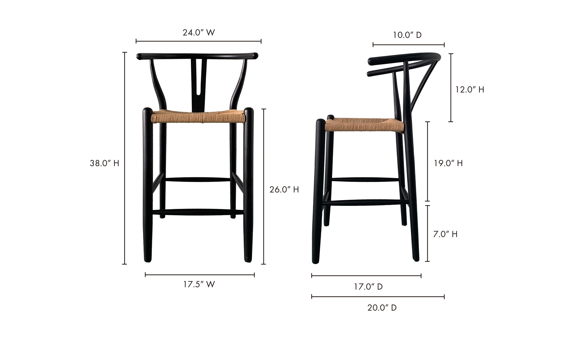 Ventana Counter Stool