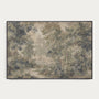 Framed artwork of a forest scene with trees and foliage on a plain background #Black