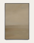 rectangular mirror with a black frame on a white background 