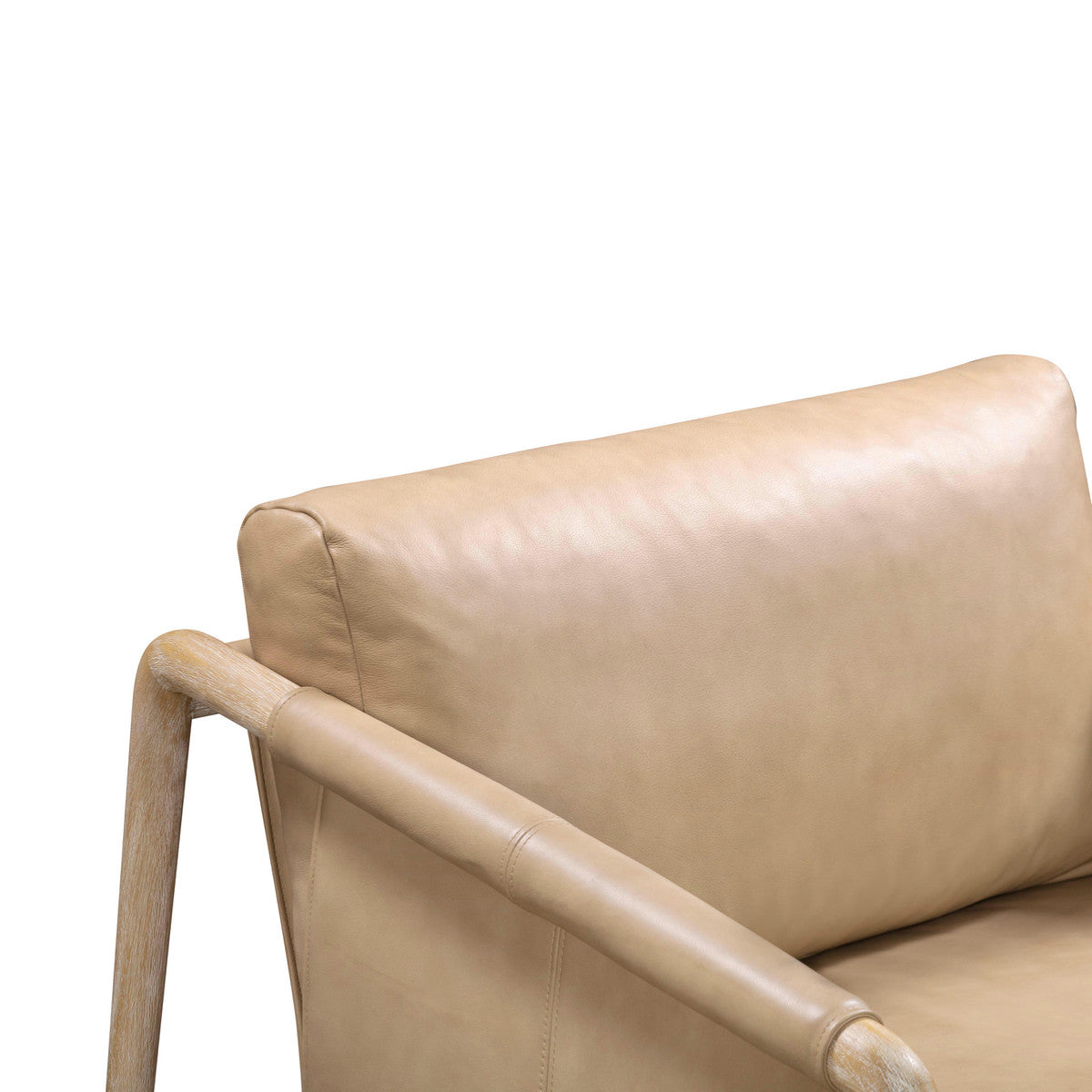 Chakka Genuine Leather Accent Chair