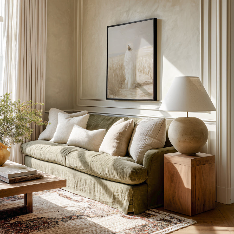Shown in a floater Black frame in size 30x40