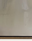 abstract art with textured brush strokes on a beige background 