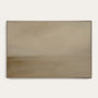 Rectangular mirror with a gold frame on a white background #Gold