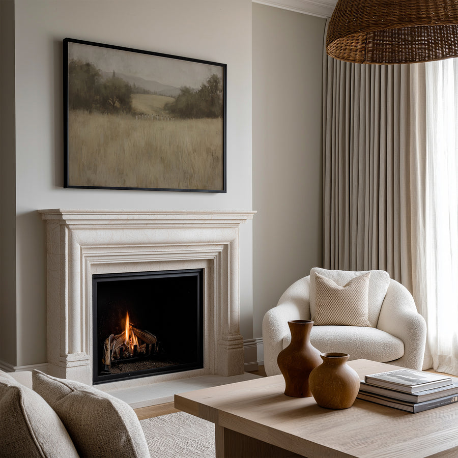 Shown in a Floater Black frame in size 40x30
