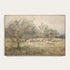 Framed painting of a pastoral scene with a shepherd and sheep in a field. #Oak