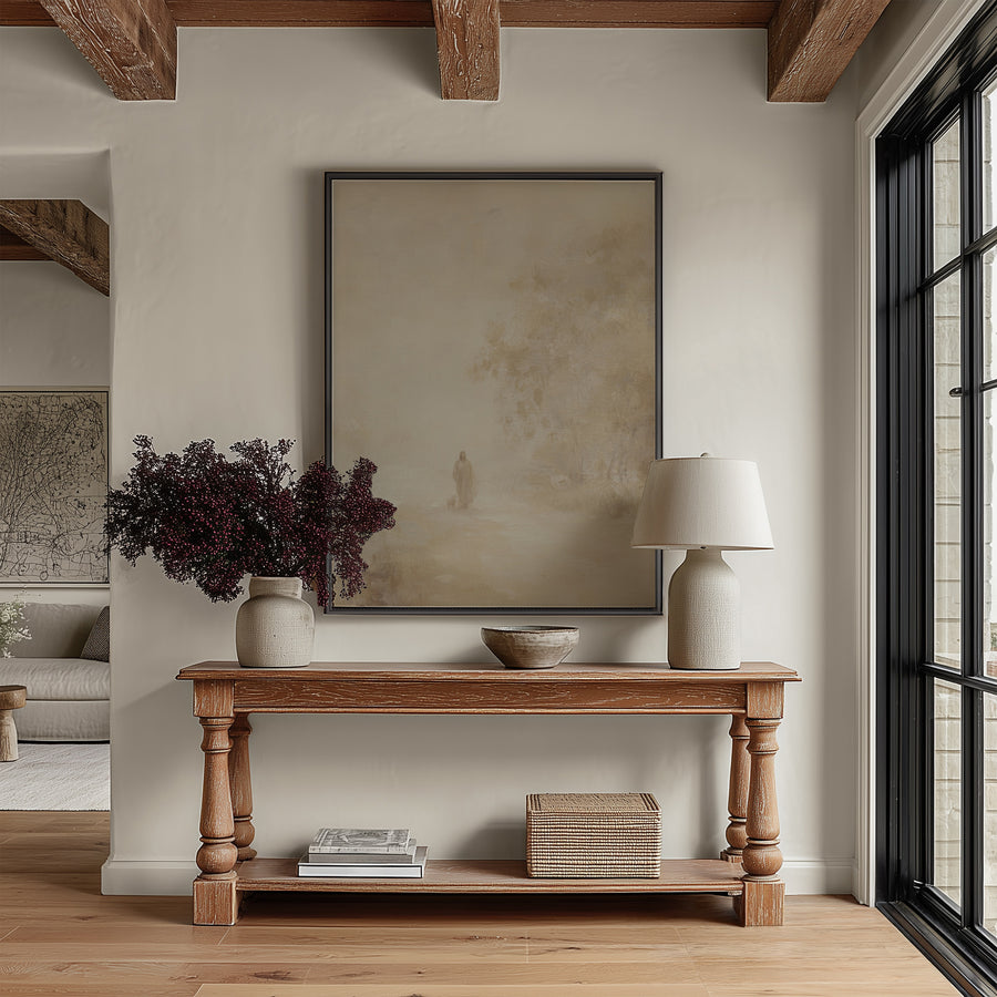 Shown in a floater Black frame in size 36x48
