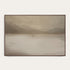 Framed artwork of a misty landscape with a figure on a path over water. #Walnut