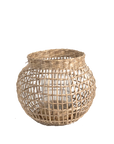 Small Handwoven Seagrass Lantern